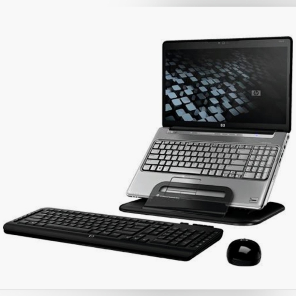 HP Black Universal Notebook Stand with USB Hub - Picture 3 of 6